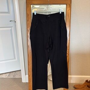 Duluth Trading Co Black Wide Leg Pants